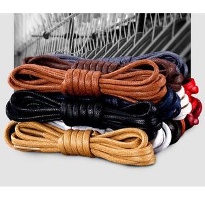 Tali Sepatu Mingjia 3mm Bulat dari Katun Berlapis Lilin Ramah Lingkungan, Ringan, Kuat & Tahan Lama dengan Ujung Plastik/Logam untuk Sepatu Formal - Product Image 6