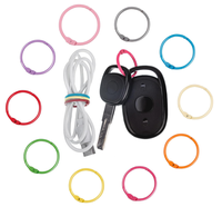 Anneaux de reliure à charnière colorés YIWANG pour cartes flash et classeurs à feuilles mobiles