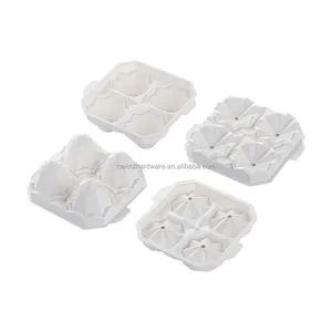 Molde de plástico para Hacer bolas de hielo, bandeja de cubos de hielo con tapa y embudo para agregar agua