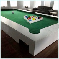 Fabricant professionnel, usine de luxe, standard international, table de billard, piscine