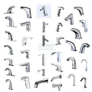 Grifo Monomando de Latón Macizo Moderno, Automático, Inteligente, Sin Contacto, con Sensor Infrarrojo, Acabado Cromado, Montado en Cubierta, para Lavabo de Baño - Product Image 2