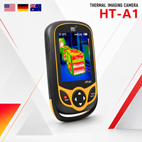 Caméra thermique portable HTI HT-A1 640x480 Fusion -4~572F pour inspection HVAC et bâtiment, écran LCD 3.2, batterie 1800mAh, sortie d'usine