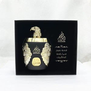 GHALA ZAYED Coffret Cadeau Luxe Orientale <span class=keywords><strong>Dubai</strong></span> Prince Aigle <span class=keywords><strong>Parfum</strong></span> Liquide Unisexe Haut de Gamme Bleu Profond Charmant - Product Image 4