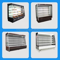 Enfriador de Exhibición de Frutas y Verduras con Refrigeración por Aire, Iluminación LED y Control por Aplicación para Supermercados, Gran Venta