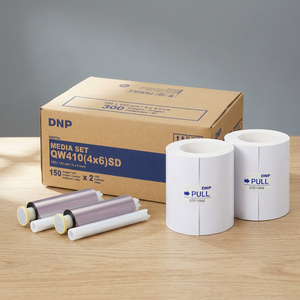Papier photo brillant pour sublimation DNP QW410, format 4x6, 2 rouleaux/1 boîte, 300 feuilles, compatible avec DS-RX1/DS-RX1HS - Product Image 3