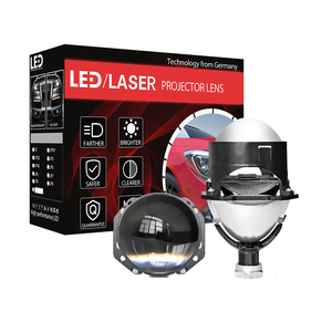 New <span class=keywords><strong>2.5</strong></span> <span class=keywords><strong>Inch</strong></span> Đôi Mắt Thiên Thần Bi <span class=keywords><strong>LED</strong></span> Len Halo Ánh Sáng Máy Chiếu Cho H4 H7 9005 9006 Xe Đèn Pha Cao Thấp Chùm <span class=keywords><strong>LED</strong></span> Bộ Dụng Cụ 35W 45W 6500K - Product Image 1