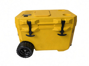<span class=keywords><strong>Nevera</strong></span> Portátil con Ruedas de 40L, Ligera y Resistente, Rotomoldeada, Moderna, Aislada, con Altavoz Bluetooth y <span class=keywords><strong>Mesa</strong></span> Enfriadora - Product Image 3