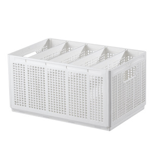 M8301 Gấp Lưới Nhựa Đồ Lót Lưu Trữ Hộp Vải Tổ Chức Với Treo Thiết Kế Cho Nhà Bếp Phòng Tắm Sử Dụng - Product Image 4