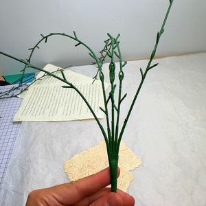 Fleurs artificielles en érable, branche de rotin à 5 têtes, 30cm-100cm, PVC souple, décoration intérieure - Product Image 4