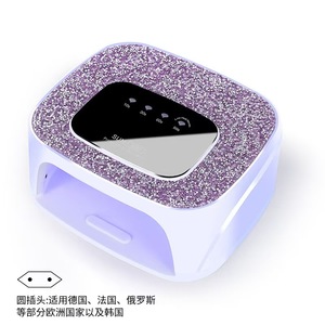 Factory Wholesale S20 Dual <b>Light</b> Source LED/UV Nail Lamp Glue Curing Machine <b>Plug</b>-<b>in</b> Smart Induction Phototherapy Lamp Wireless - Product Image 2