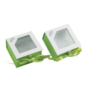 Customized <b>Window</b> Cookie Boxes Gift Packaging Paper Cardboard 10 X 10 X 5 Cake Box With Clear <b>Window</b> - Product Image 2