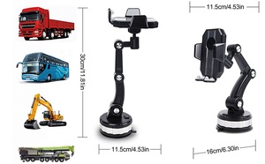 <span class=keywords><strong>Support</strong></span> de téléphone universel pour gros camion <span class=keywords><strong>Support</strong></span> de voiture à ventouse étendue <span class=keywords><strong>Support</strong></span> fixe antichoc pour téléphone portable - Product Image 4