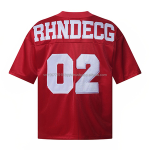 T-shirt décontracté sportif tendance pour homme, col rond, manches courtes, en jersey respirant à séchage rapide, avec broderie de numéro - Product Image 1