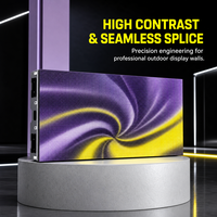 Module LED extérieur P3.91 à livraison rapide, 320x160mm, couleur pleine, contraste élevé, panneau d'affichage LED pour installation fixe, panneau d'affichage publicitaire