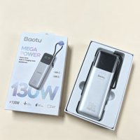Caja de Cartón Gris Biodegradable Personalizada para Banco de Energía de 20000 mAh, Embalaje Resistente para Dispositivos Electrónicos, Caja de Fábrica OEM con Inserto