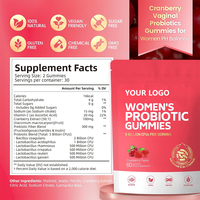 Gummies Probiotiques Féminines les Plus Vendues en Gros par l'Usine OEM pour Adultes – Compléments à Base de Plantes pour le Soutien Immunitaire – 60 Unités