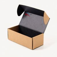 Boîtes d'emballage pour savon en carton kraft brun avec logo personnalisé en feuille d'or biodégradable, découpe à la presse, insert en relief recyclé