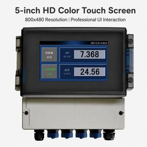 เครื่องควบคุมคุณภาพน้ำระดับมืออาชีพ WQ3000T หน้าจอ HD ขนาด 5 นิ้ว 800x480  รีเลย์ 6 ตัว  ช่องสัญญาณอะนาล็อก 6 ช่อง  เครื่องวัดค่าพารามิเตอร์แบบดิจิตอล - Product Image 4
