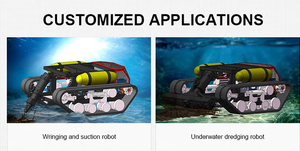 Chasis Robótico Submarino con Orugas, Resistente al Agua IP68, con Capacidad de Carga de 700 kg, <span class=keywords><strong>Plataforma</strong></span> ROV Sumergible para Aguas Profundas de 30 m - Product Image 6