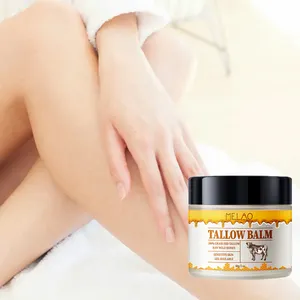 Tallow balsamı cilt bakımı yüz balsamı özel etiket özel Logo özel malzemeler 100% çim beslenen sığır bal Tallow balsamı