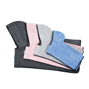 Peignoir absorbant pour animaux de compagnie, serviette à séchage rapide pour chiens et chats, nettoyage complet du corps, bleu S M L XL - Product Image 4