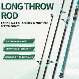 ORJD Smooth Seaguide Larga Distancia 4 Secciones Carbon Surf Casting Rod Master Grade Travel Surf Slow EVA para <span class=keywords><strong>Pesca</strong></span> en Agua Salada - Product Image 2