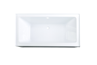 Bañera de Esquina Extraíble COMFY, Ecológica, de Acrílico, para Baños Pequeños, con Reposabrazos, Diseño Moderno y Contemporáneo, con Certificación CUPC