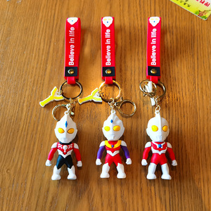 Portachiavi con Personaggio Anime Cartoon, Ciondolo Creativo a Forma di Bambola, Giocattolo in Silicone Stile Carino, Ciondolo per Borsa - Product Image 2