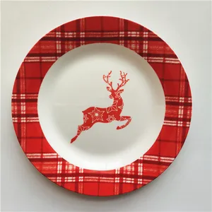 Набор керамической посуды с рождественским дизайном для рождественского сезона