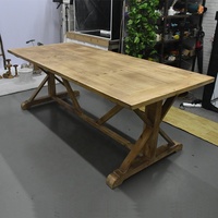 Table de tréteau en bois MDF fait main