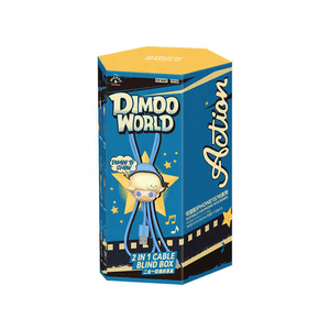 POPMART DIMOO WORLD Serie 2-in-1 Originale Autentico al 100% con Cavo Dati in PVC, Scatola Sorpresa Blind Box Merchandise - Product Image 6