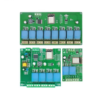 Spot ESP8266 modul Relay WIFI nirkabel, ESP-12F 4 saluran papan pengembangan Wifi AC/DC 5V/7-28V/5-80V catu daya