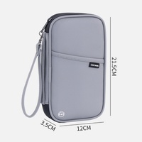 Porte-passeport anti-RFID pour hommes et femmes, étui étanche pour documents de voyage, pochette antivol pour cartes de crédit