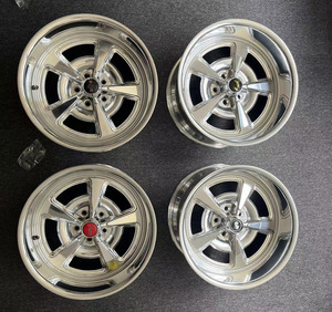 GTS Sprint 5X120.65 18X7.0 ET0 Backspace 4.0นิ้วล้อโฮลเดนขัด<span class=keywords><strong>มัน</strong></span>ด้วยมือเท่านั้นที่มีการแทรกสีดำ - Product Image 3