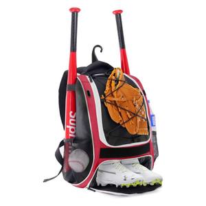 Sac à dos de sport unisexe multifonctionnel en polyester imperméable, sac de baseball avec compartiment à chaussures indépendant - Product Image 6