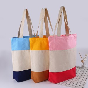 Fond <span class=keywords><strong>de</strong></span> sac fourre-tout en toile <span class=keywords><strong>de</strong></span> coton beige écologique modèle <span class=keywords><strong>de</strong></span> lettre personnalisé emballage <span class=keywords><strong>de</strong></span> shopping en gros sac pour femmes sac d'étudiant - Product Image 1
