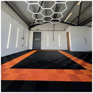 Dalles de sol modulaires en plastique PP recyclables de haute qualité pour garage, avec grille de drainage, idéales pour les ateliers de detailing – Conception gratuite - Product Image 3