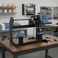 Presse à chaud semi-automatique double station pour casquettes, machine de transfert de logo DTF pour casquettes
