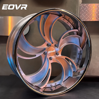 Rines EVOR Forjados de 2 Piezas, Estilo Aleación, para Autos, de Aluminio, 5x120 5x112 5x127, para Mercedes-Benz, BMW, Audi, FORD