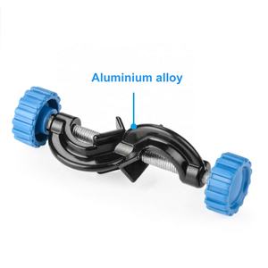 Haiwa LAB penjepit Bosshead, 2-Pack tugas berat dapat disesuaikan bodi logam campuran aluminium untuk batang 16mm Lab tugas berat <span class=keywords><strong>Boss</strong></span> penjepit kepala - Product Image 2