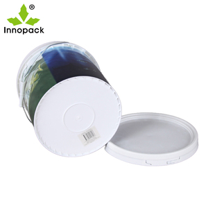 ถังทรงกลมทำจาก PP บริสุทธิ์เกรดใช้กับอาหาร10L มีฝาปิดสีขาว ISO9001ได้รับการรับรอง HACCP - Product Image 5