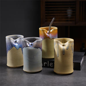 Taza de Cerámica Vintage de Gran Capacidad, Estilo Medio Oriente, para Desayuno o Café, con Pajita, Ideal para Regalos Empresariales - Product Image 4