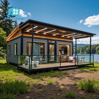 Casa Modular Expandible de Lujo y Alta Calidad, Casa Prefabricada de 20 pies, 30 pies, 40 pies, Casa Contenedor Expandible, Oficina en Casa