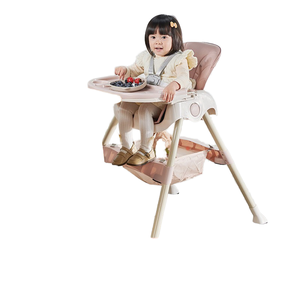 Chaise de croissance moderne pour enfants Chaise haute de salle à manger et d'apprentissage pour bébés de 0 à 6 ans Artefact en plastique multifonctionnel et pliable - Product Image 6