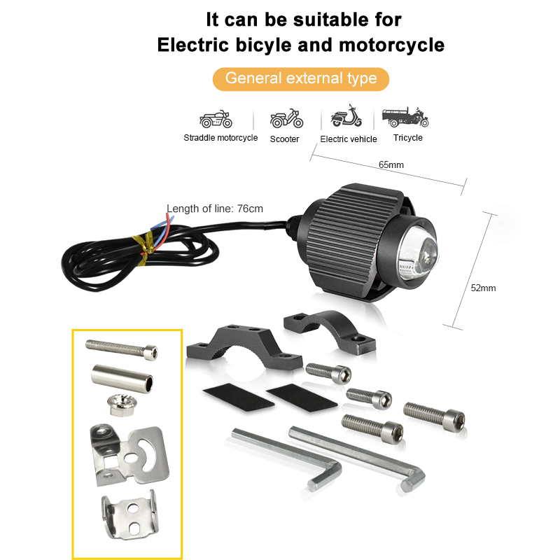 Заводская миниатюрная система освещения для мотоциклов, 30 Вт, 12000 лм, светодиодные фары для мотоциклов