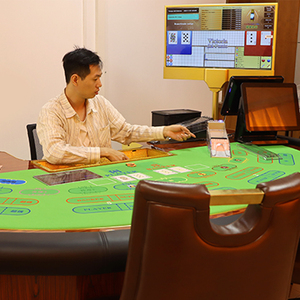 Mesa <span class=keywords><strong>de</strong></span> Juego Inteligente con RFID para Casino CHENSHENG, Mesa <span class=keywords><strong>de</strong></span> Baccarat, Blackjack, <span class=keywords><strong>Ruleta</strong></span> y Póker con RFID para Casino - Product Image 2