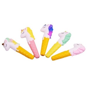 Stylo licorne en forme de cornet de glace, cadeau promotionnel portable, jouet - Product Image 4