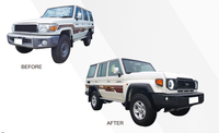 Kit de Actualización para Toyota Land Cruiser LC76 2010-2020, Conversión al Estilo del Nuevo Modelo 2024