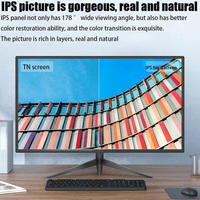 Monitor curvo 2k para videojuegos, 144hz, 24 / 27 pulgadas, novedad