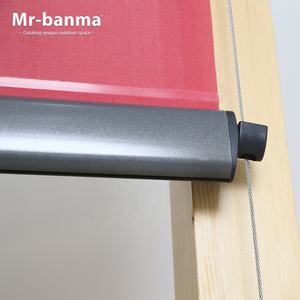 الثقيلة يندبروف أنبوبي المحرك في الهواء الطلق الأسطوانة ظل النافذة الستائر الباحة - Product Image 5